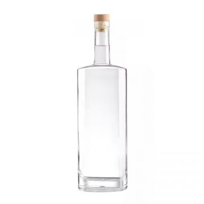 factory wholesale empty 500ml 750ml glass whiskey spirited bottles for liquor
