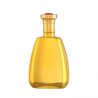 luxury electroplated mini wine bottle for whiskey