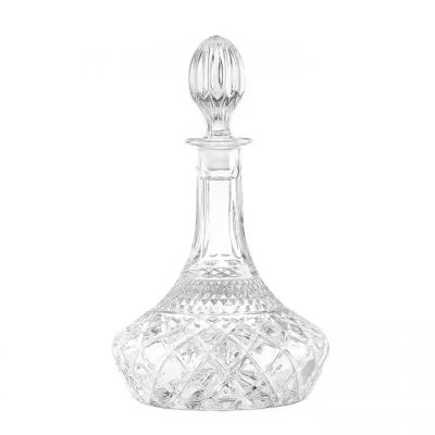 factory price decoration 500ml tequila glass bottle with cap