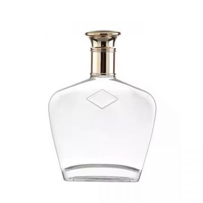Wholesale 500ml 700ml 750ml Vodka Whiskey Glass Liquor Bottle Gin Glass Bottle 500ml Liquor Bottle