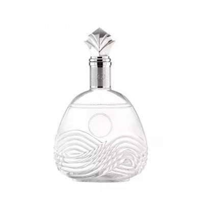 Manufacture Price luxury 750ml whisky whiskey glass bottle