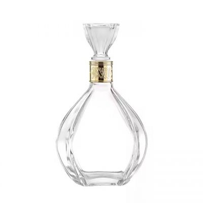 latest design 700ml clear empty brandy glass bottles