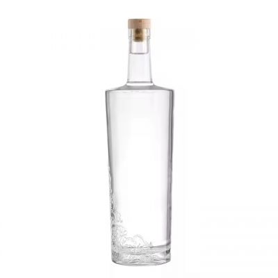 customized printing liquor spirit bottles 500ml glass bottle for whisky