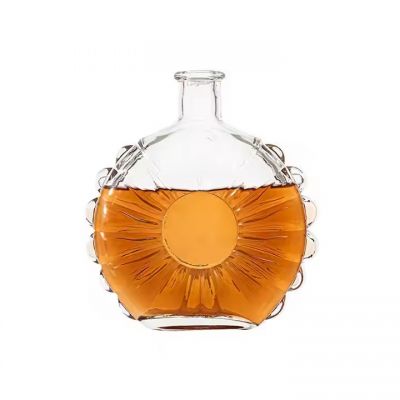 Wholesale 750ml Glass Wine Liquor Bottle Glass Whiskey Gin Rum Tequila Spirits Bottle
