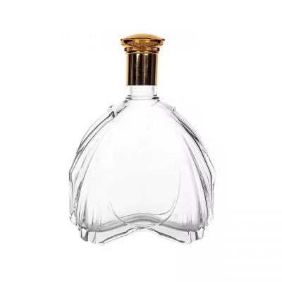 High quality round 500ml 750ml tequila whiskey gin rum vodka glass bottles for liquor