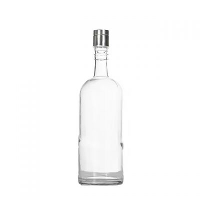 custom empty 700ml vodka alcohol spirits liquor whiskey alcoholic tequila round glass bottle