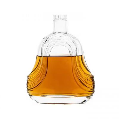 Beautiful Vodka Whiskey 750ml Creative Miniature Empty Wine Glass Bottle
