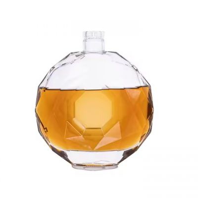 720ml Wholesale Shape High Quality Liquor Bottle Customize Flint Glass Bottle Factory