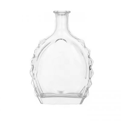 Customize 1000ml High Quality Whiskey Vodka Spirit Glass Bottle for Liquor Wholesale