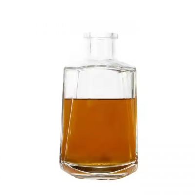 Wholesale Luxury 500ml 700ml 750ml Liquor Whisky Gin Rum Brandy Bottle Spirit Glass Bottle