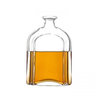 Clear Empty Olso Vodka Liquor Gin Rum Tequila Whisky Spirit Brandy Glass Bottle With Cork