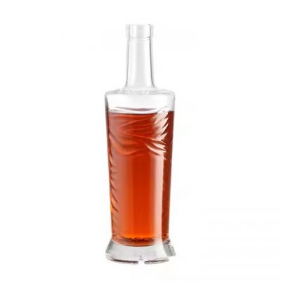 700ml high quality liquor whisky bland spirit glass bottle
