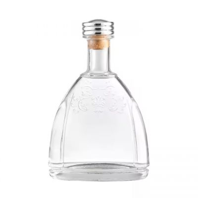 Custom 700ml 750ml Glass Liquor Bottle Tequila Vodka Spirit Gin Rum Glass Bottles Container