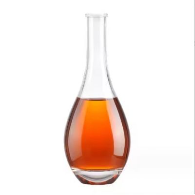 Transparent Empty 375ml 500ml 750ml 1000ml Flint Glass Liquor Wine Vodka Tequila Bottle