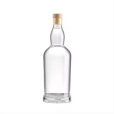 Custom Glass Liquor Vodka Bottles 500ml 750ml Whisky Glass Bottle