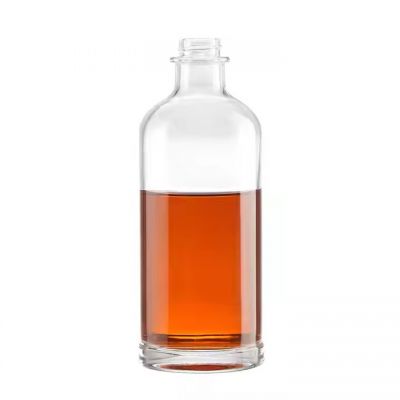 500ml 750ml 1000ml customized clear engraved whiskey gin pulque spirits glass liquor bottles