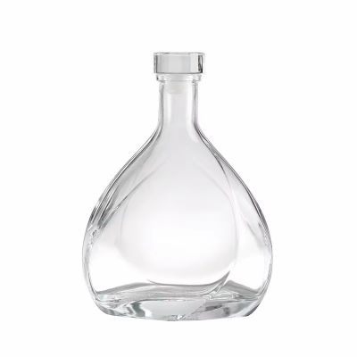 wholesale empty Manufacturers directly supply 500ml 700ml 750ml glass whiskey liquor bottle with cork