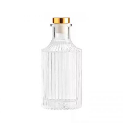 Empty Clear Glass Vodka Whiskey Bottles 375ml 500ml Glass Liquor Spirit Bottles