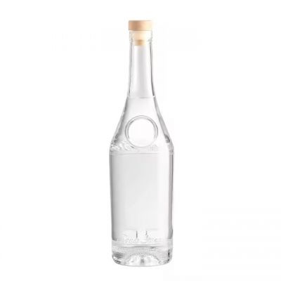 Clear Bottle 700ml 750ml Vodka Whisky Tequila Gin Rum Spirit Glass Bottle With Stopper