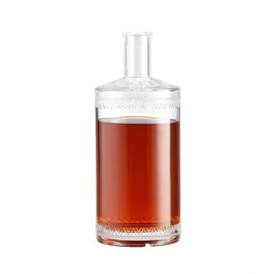 Wholesale Crystal glass bottle 500ml 700ml 750ml Wine Whisky Brandy Xo Glass Liquor Spirits Bottles