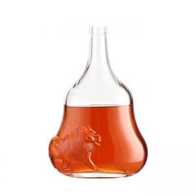 Wholesale Empty Glass Wine 500ml 700ML Vodka Gin Rum Xo Glass Bottle Liquor Bottle
