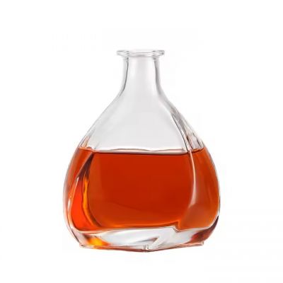 700ml 1000ml Clear Vodka Liquor Gin Rum Tequila Whiskey Brandy Spirit Glass Bottle With Cork Lid