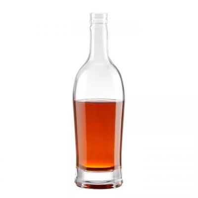 Stocked 500ml 750ml transparent crown cap beverage drinking soda beer cocktail carbonated glass wine bottles