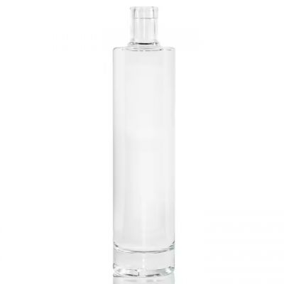 Unique 500ml Clear Whisky Vodka Glass Wine Bottle for Liquor