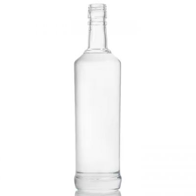 Wholesale empty spirit bottle for Brandy Rum Bottle 500ml 700ml Gin Whiskey Wine Vodka Glass Bottle with corks