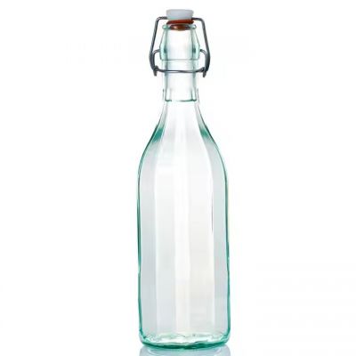 Customizable Products Simple Unique Design Empty Liquor Wine Glass Bottles 750ml with swing caps