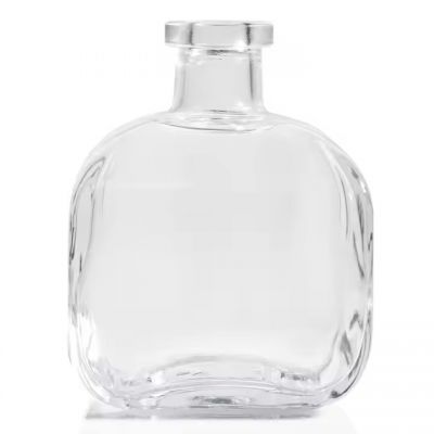Custom Wholesale decoration high quality 500ml 700ml 750ml Brandy Mezcal Rum Tequila Vodka Spirits Bottle With Lid