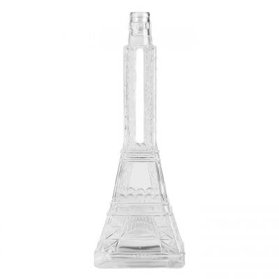 OEM Frosted Spraying Logo Printing 50cl 70cl Liquor Rum Gin Tequila Empty Vodka Glass Spirit Bottle