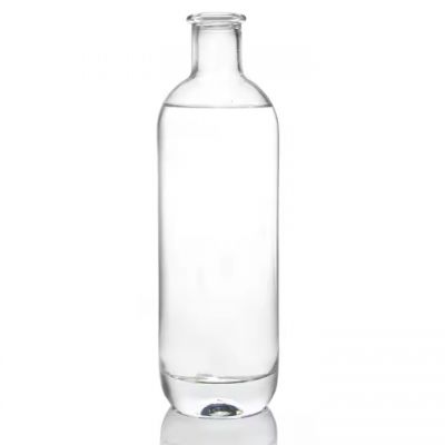 350Ml 500Ml 700Ml 750Ml 1000Ml Classic Design Custom Capacity Empty Smooth Vodka Gin Rum Liquor Glass Bottle