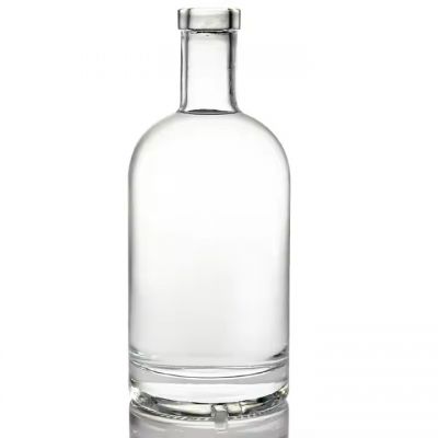 Stocked 100Ml 200Ml 375Ml 500Ml 750Ml 1000Ml Clear Empty Custom Glass Bottle For Vodka Liquor Wine With Cork