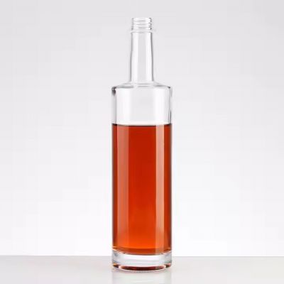 Frosted spirits glass bottle and clear vodka liquor liquor 500ml