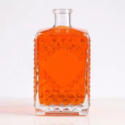 Hot sale fabricante de botellas de vidrio licor botellas cristal para licores 750ml