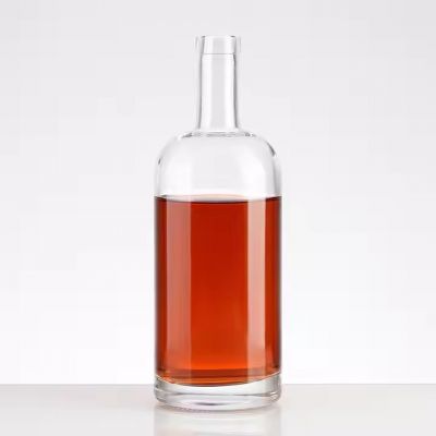 Classic Glass bottle 375ml 500ml 700ml 750ml Glass Bottles Full Stock Glass Bottle for Whisky Rum Tequila