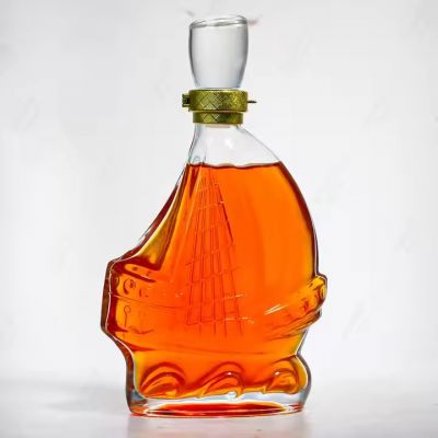 Customised Flat Shoulder Whisky Bottle 500ml 700ml 750ml