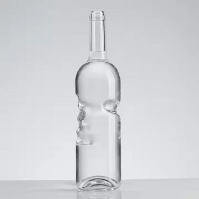 High Quality Hand Model Vodka Glass Bottle With Screw Cap