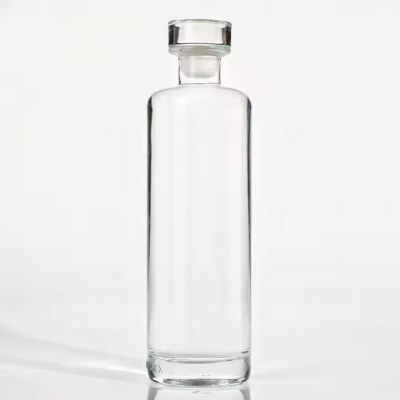 wholesalers square gin vodka liquor tequila empty whisky 500ml glass bottle custom packaging
