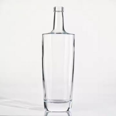 Factory Outlet Decoration Custom Shaped Printing 700ml Spirit Glass Bottle With ISO
