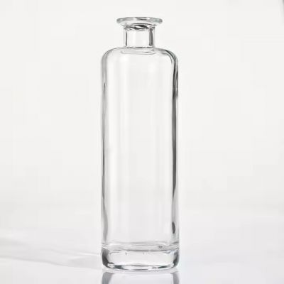Factory Stocked ODM Recycled 700ml Vodka/Rum Glass Bottle With Decorations