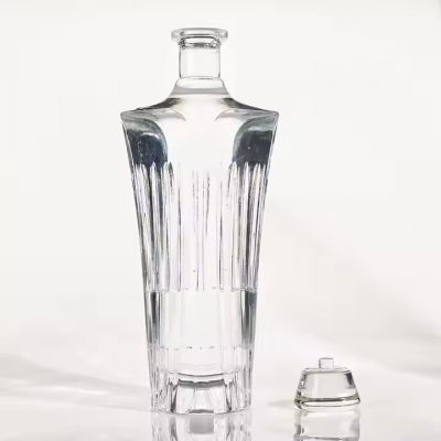 Personalized Customization Luxury 750ml Glass Bottles For Rum