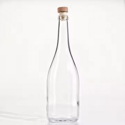 Opaque 750ml recyclable spirit bottle for vodka gin rum brandy tequila whisky liqueur