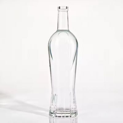 Elegant engraving extra flint 375ml 500ml 700ml 750ml whiskey vodka tequila glass bottles