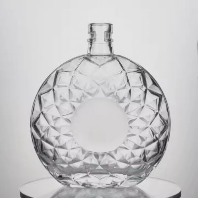Unique storage extra flint 375ml 700ml 750ml gin spirits glass bottles for liquor whiskey