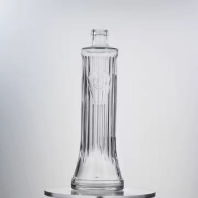 Wholesale contemporary popular 375ml 500ml 700ml 750ml whiskey spirits glass bottles with stopper