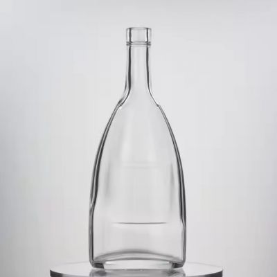Excellent quality bespoke screen printed 500ml 700ml 750ml glass bottles with polymer stopper