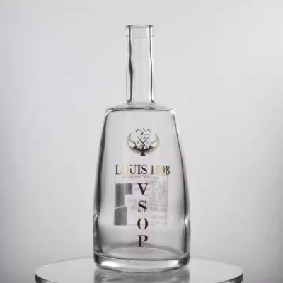 Free samples empty manufacturer 700ml 750ml glass bottles for vodka whiskey brandy