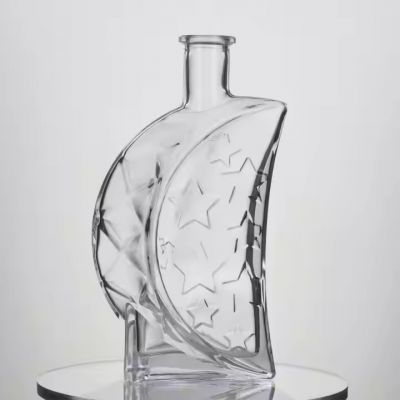 Stocked OEM/ODM Containers 500ml 700ml 750ml glass bottles for liquor whiskey rum